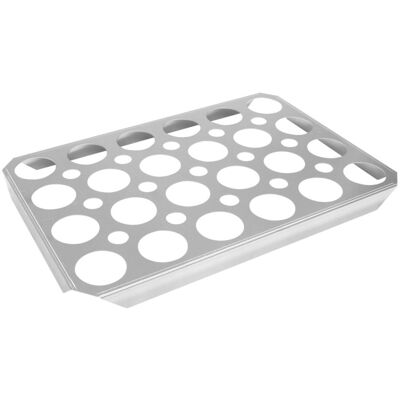 Schneider Muffinformen-Verbund; 58x39x7x3.8 cm (LxBxØxH); silber Schneider Muffinformen-Verbund; 58x39x7x3.8 cm (LxBxØxH); silber