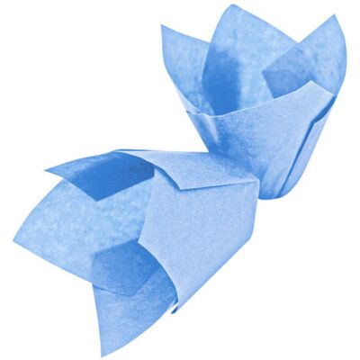 Schneider Muffinform Tulpe braun; 5x5x5x5.5 cm (LxBxØxH); blau; 1000 Stück / Pack Schneider Muffinform Tulpe braun; 5x5x5x5.5 cm (LxBxØxH); blau; 1000 Stück / Pack