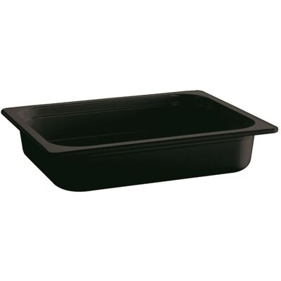 APS GN 1/2 Behälter - Melamin - Schwarz - 3,4 Liter - Servier & Buffetware APS GN 1/2 Behälter - Melamin - Schwarz - 3,4 Liter - Servier & Buffetware