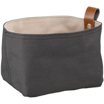 APS Brottasche rund; 19x11x20x13.5 cm (LxBxØxH); grau/beige; rund APS Brottasche rund; 19x11x20x13.5 cm (LxBxØxH); grau/beige; rund