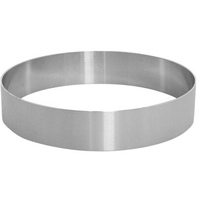 Schneider Tortenring ohne Borde; 4.5x24 cm (HxØ); edelstahl Schneider Tortenring ohne Borde; 4.5x24 cm (HxØ); edelstahl