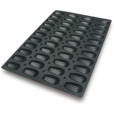 Schneider Silikonbackform Madeleine; 32 ml, 60x40x1.8 cm (LxBxH); schwarz Schneider Silikonbackform Madeleine; 32 ml, 60x40x1.8 cm (LxBxH); schwarz