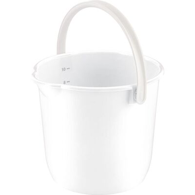 Araven Eimer, 10 Liter; weiß Araven Eimer, 10 Liter; weiß
