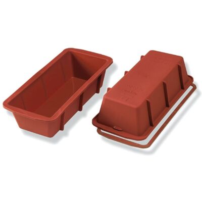 Schneider Silikonbackform Königskuchen; 24x10.5x6.5 cm (LxBxH); rot Schneider Silikonbackform Königskuchen; 24x10.5x6.5 cm (LxBxH); rot