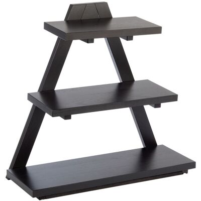 APS Buffetgestell -TRIANGLE- 53 x 21 cm, H: 50 cm; 53x21x55 cm (LxBxH); schwarz; rechteckig APS Buffetgestell -TRIANGLE- 53 x 21 cm, H: 50 cm; 53x21x55 cm (LxBxH); schwarz; rechteckig