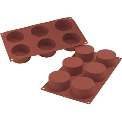 Schneider Silikonbackform Zylinder; 133 ml, 30x17.5x7x3.5 cm (LxBxØxH); rot Schneider Silikonbackform Zylinder; 133 ml, 30x17.5x7x3.5 cm (LxBxØxH); rot
