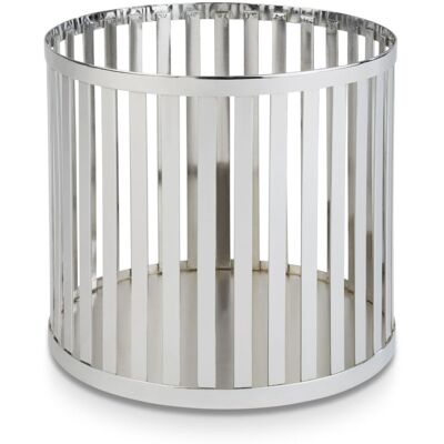 APS Korb; 21x21x21x20 cm (LxBxØxH); silber; zylinderförmig APS Korb; 21x21x21x20 cm (LxBxØxH); silber; zylinderförmig