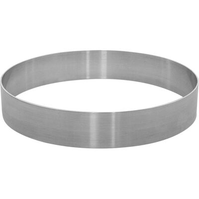 Schneider Tortenring ohne Borde; 4.5x26 cm (HxØ); edelstahl Schneider Tortenring ohne Borde; 4.5x26 cm (HxØ); edelstahl