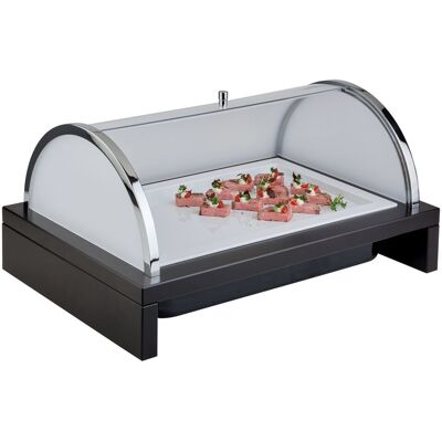 APS Kühlbox -BRIDGE- 63,5 x 42,5 cm, H: 31 cm - 14990; 63.5x42.5x31 cm (LxBxH); transparent/braun APS Kühlbox -BRIDGE- 63,5 x 42,5 cm, H: 31 cm - 14990; 63.5x42.5x31 cm (LxBxH); transparent/braun