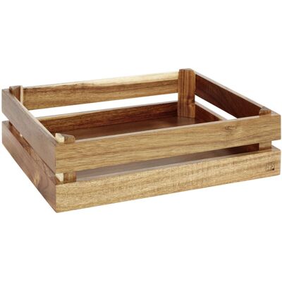 APS Holzbox SUPERBOX, Akazienholz GN 2/4; Größe GN 1/2, 35x29x10.5 cm (LxBxH); hellbraun; rechteckig APS Holzbox SUPERBOX, Akazienholz GN 2/4; Größe GN 1/2, 35x29x10.5 cm (LxBxH); hellbraun; rechteckig