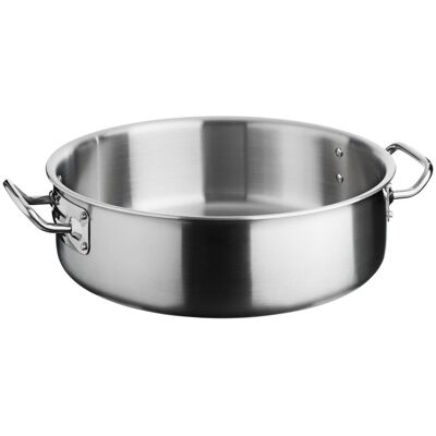 Vega Livonia 2-Griff 5L Pfanne - Runde Edelstahlpfanne Vega Livonia 2-Griff 5L Pfanne - Runde Edelstahlpfanne