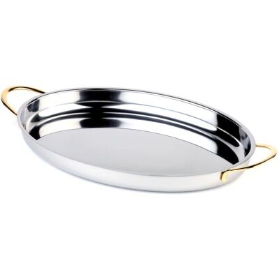 APS Servierschale, Edelstahl poliert, oval; 1200 ml, 31x21.5x3 cm (LxBxH); silber; oval APS Servierschale, Edelstahl poliert, oval; 1200 ml, 31x21.5x3 cm (LxBxH); silber; oval