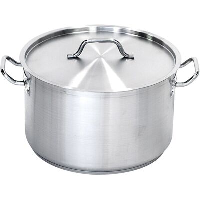 Stalgast Suppentopf mittelhohe Form, mit Deckel; 4400 ml, 20x14 cm (ØxH); silber Stalgast Suppentopf mittelhohe Form, mit Deckel; 4400 ml, 20x14 cm (ØxH); silber