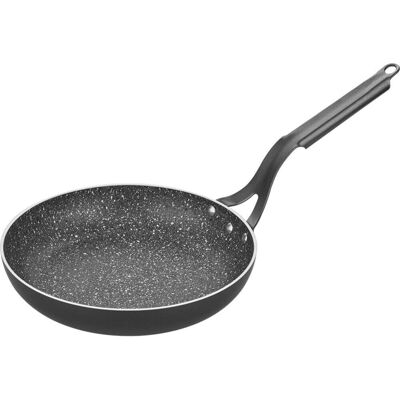 Stalgast Bratpfanne mit Granitbeschichtung, ohne Deckel, Serie ONSET; 900 ml, 20x4.2 cm (ØxH); schwarz Stalgast Bratpfanne mit Granitbeschichtung, ohne Deckel, Serie ONSET; 900 ml, 20x4.2 cm (ØxH); schwarz