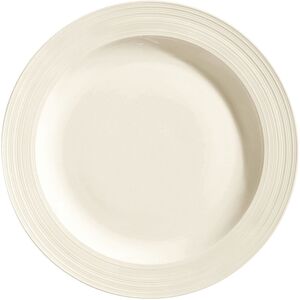 Vega Skyline Bone China Flacher Teller - 25,5cm - Modernes Design Vega Skyline Bone China Flacher Teller - 25,5cm - Modernes Design