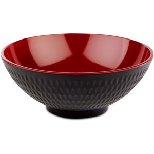 APS Asia Plus Melamin Salatschüssel - 8cm H, 20cm Ø, Rot & Schwarz - Salatschüssel APS Asia Plus Melamin Salatschüssel - 8cm H, 20cm Ø, Rot & Schwarz - Salatschüssel