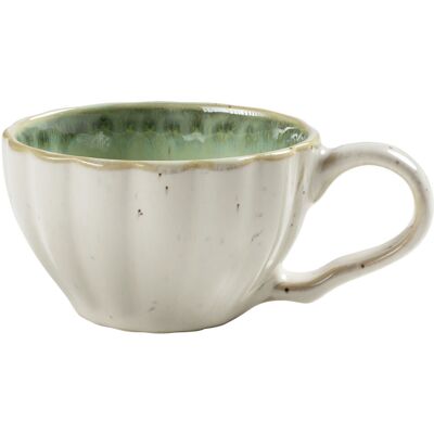 VEGA Espresso-Obertasse Flora; 100 ml, 7.5x4.5 cm (ØxH); grün/beige; 6 Stück / Pack VEGA Espresso-Obertasse Flora; 100 ml, 7.5x4.5 cm (ØxH); grün/beige; 6 Stück / Pack