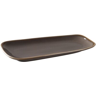 PULSIVA Servierplatte Glaze 2.0; 33.5x17x4 cm (LxBxH); grau; rechteckig; 4 Stück / Pack PULSIVA Servierplatte Glaze 2.0; 33.5x17x4 cm (LxBxH); grau; rechteckig; 4 Stück / Pack