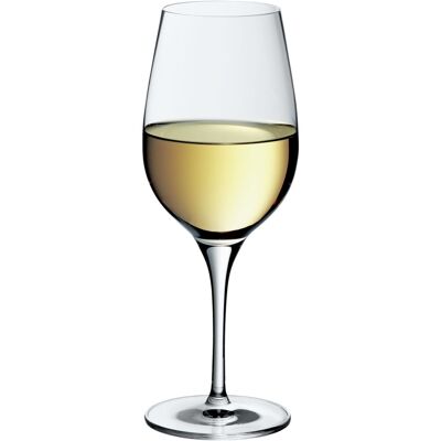 WMF Weißweinglas Smart mit Eichstrich; 387 ml, 7.9x21 cm (ØxH); transparent; 0.1 l & 0.2 l Eichstrich, 6 Stück / Pack WMF Weißweinglas Smart mit Eichstrich; 387 ml, 7.9x21 cm (ØxH); transparent; 0.1 l & 0.2 l Eichstrich, 6 Stück / Pack