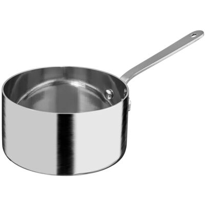 VEGA Mini-Stielkasserolle Pani; 220 ml, 8x4.5 cm (ØxH); silber; rund VEGA Mini-Stielkasserolle Pani; 220 ml, 8x4.5 cm (ØxH); silber; rund