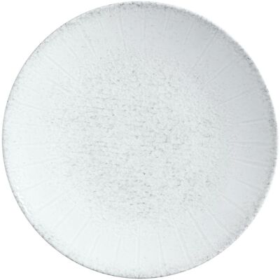 VEGA Teller flach Caju ohne Fahne; 21 cm (Ø); weiß/grau; rund; 6 Stück / Pack VEGA Teller flach Caju ohne Fahne; 21 cm (Ø); weiß/grau; rund; 6 Stück / Pack