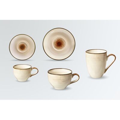 VEGA Kaffee-Set Limaro 20-teilig; beige/braun VEGA Kaffee-Set Limaro 20-teilig; beige/braun