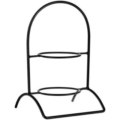 VEGA Teller-Etagere Owosso 2-stufig; 23.3x35x21.4 cm (BxHxT); schwarz VEGA Teller-Etagere Owosso 2-stufig; 23.3x35x21.4 cm (BxHxT); schwarz