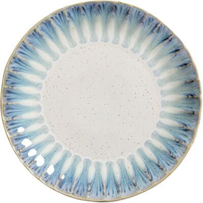 VEGA Teller flach Flora; 26.6x3.1 cm (ØxH); blau/beige; rund; 4 Stück / Pack VEGA Teller flach Flora; 26.6x3.1 cm (ØxH); blau/beige; rund; 4 Stück / Pack