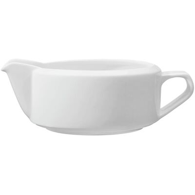 VEGA Sauciere Obere Base oval; 500 ml, 9x17.5x7.5 cm (LxBxH); weiß; oval; 4 Stück / Pack VEGA Sauciere Obere Base oval; 500 ml, 9x17.5x7.5 cm (LxBxH); weiß; oval; 4 Stück / Pack
