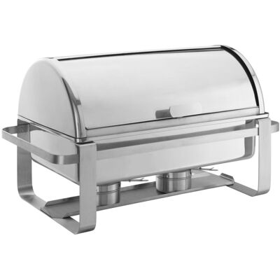 VEGA Chafing-Dish Berkley; GN 1/1, 9000 ml, 63.5x35.5x37 cm (BxTxH); silber; rechteckig VEGA Chafing-Dish Berkley; GN 1/1, 9000 ml, 63.5x35.5x37 cm (BxTxH); silber; rechteckig