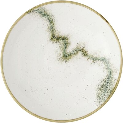 Churchill Coupeteller tief Stonecast Spice; 426 ml, 18.2 cm (Ø); weiß/braun/grün; rund; 12 Stück / Pack Churchill Coupeteller tief Stonecast Spice; 426 ml, 18.2 cm (Ø); weiß/braun/grün; rund; 12 Stück / Pack