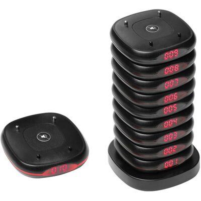 Hendi Restaurant Pager 10 Stück; 8x22 cm (BxH); schwarz Hendi Restaurant Pager 10 Stück; 8x22 cm (BxH); schwarz