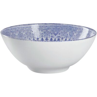Vega - Nonna Dekoriert - Blau/Weiß/Rose - Rund - Schale Vega - Nonna Dekoriert - Blau/Weiß/Rose - Rund - Schale