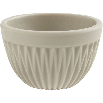 VEGA Mini-Schale Kanas rund mit Relief; 35 ml, 6x3.7 cm (ØxH); beige; rund; 6 Stück / Pack VEGA Mini-Schale Kanas rund mit Relief; 35 ml, 6x3.7 cm (ØxH); beige; rund; 6 Stück / Pack