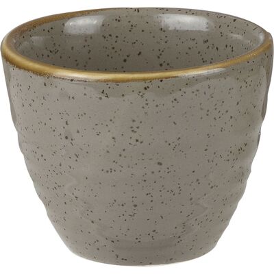 Churchill Ripple Dip Schale Stonecast Peppercorn; 70 ml, 5.9x5 cm (ØxH); grau/braun; rund; 12 Stück / Pack Churchill Ripple Dip Schale Stonecast Peppercorn; 70 ml, 5.9x5 cm (ØxH); grau/braun; rund; 12 Stück / Pack
