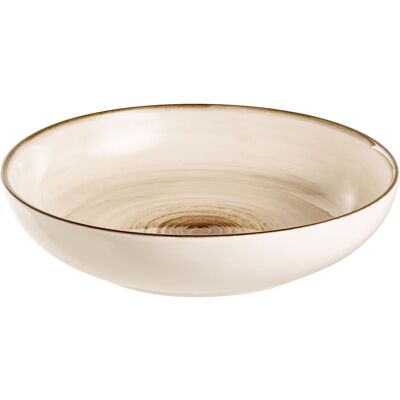 Vega Piatto fondo Limaro - 1000ml, 21x5 cm (ØxH); marrone - Porzellan-Geschirrset Vega Piatto fondo Limaro - 1000ml, 21x5 cm (ØxH); marrone - Porzellan-Geschirrset