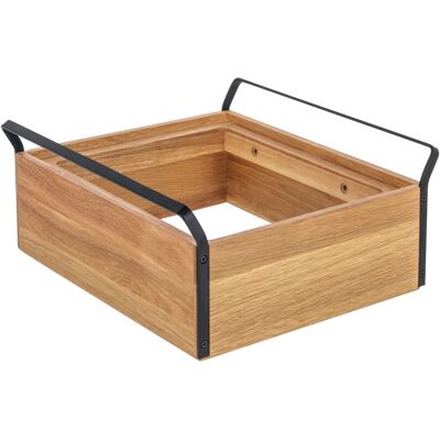 VEGA Grundbox Esino mittel, GN 1/2; 35.4x38.6x16.9 cm (LxBxH); braun/schwarz; rechteckig VEGA Grundbox Esino mittel, GN 1/2; 35.4x38.6x16.9 cm (LxBxH); braun/schwarz; rechteckig