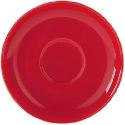 PULSIVA Kaffee-Untertasse Joy 2.0; 14 cm (Ø); rot; rund; 6 Stück / Pack PULSIVA Kaffee-Untertasse Joy 2.0; 14 cm (Ø); rot; rund; 6 Stück / Pack