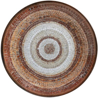 VEGA Teller flach Terra Mosaic; 20.5 cm (Ø); terrakotta/beige/braun; rund; 6 Stück / Pack VEGA Teller flach Terra Mosaic; 20.5 cm (Ø); terrakotta/beige/braun; rund; 6 Stück / Pack