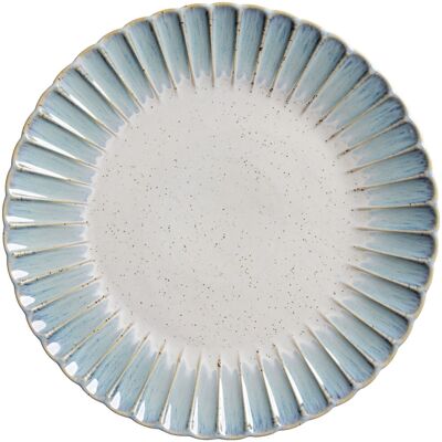 VEGA Teller flach Flora; 33.8x3.4 cm (ØxH); blau/beige; rund; 4 Stück / Pack VEGA Teller flach Flora; 33.8x3.4 cm (ØxH); blau/beige; rund; 4 Stück / Pack