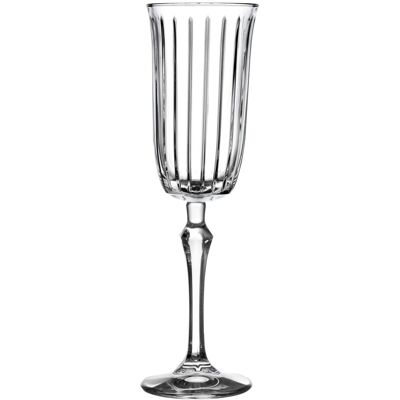 Pasabahçe Sektglas Joy mit Rillen; 175 ml, 6.6x22.4 cm (ØxH); transparent; 4 Stück / Pack Pasabahçe Sektglas Joy mit Rillen; 175 ml, 6.6x22.4 cm (ØxH); transparent; 4 Stück / Pack