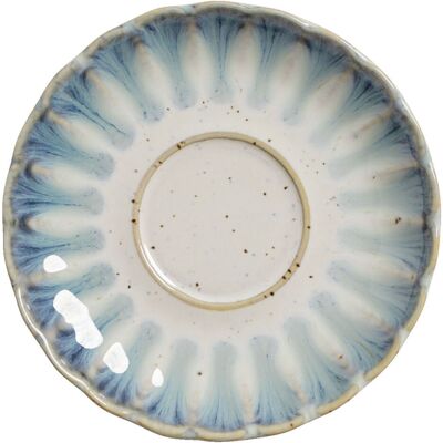 VEGA Espresso-Untertasse Flora; 12.5x2.1 cm (ØxH); blau/beige; rund; 6 Stück / Pack VEGA Espresso-Untertasse Flora; 12.5x2.1 cm (ØxH); blau/beige; rund; 6 Stück / Pack