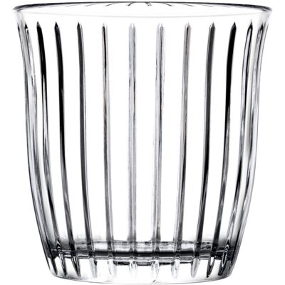 Pasabahçe Whiskyglas Joy mit Rillen; 360 ml, 9.35x9.6 cm (ØxH); transparent; 4 Stück / Pack Pasabahçe Whiskyglas Joy mit Rillen; 360 ml, 9.35x9.6 cm (ØxH); transparent; 4 Stück / Pack