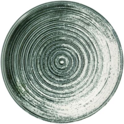 VEGA Teller flach mit Rand Etana; 30x1.4 cm (ØxH); weiß/anthrazit; rund; 4 Stück / Pack VEGA Teller flach mit Rand Etana; 30x1.4 cm (ØxH); weiß/anthrazit; rund; 4 Stück / Pack