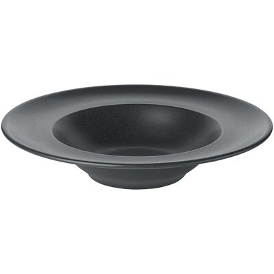Vega Masca Porzellan Essteller - 850ml, 30.5x6.5 cm, Schwarz, Rund Vega Masca Porzellan Essteller - 850ml, 30.5x6.5 cm, Schwarz, Rund
