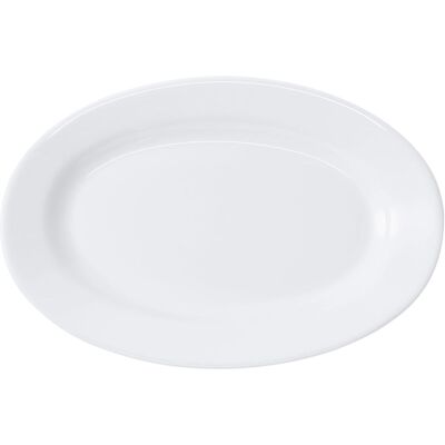 Bormioli Rocco Servierplatte Toledo; 22x15.4 cm (LxB); weiß; oval; 6 Stück / Pack Bormioli Rocco Servierplatte Toledo; 22x15.4 cm (LxB); weiß; oval; 6 Stück / Pack