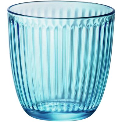 Bormioli Rocco Universalglas Line; 290 ml, 8.5x8.5 cm (ØxH); türkis; 12 Stück / Pack Bormioli Rocco Universalglas Line; 290 ml, 8.5x8.5 cm (ØxH); türkis; 12 Stück / Pack