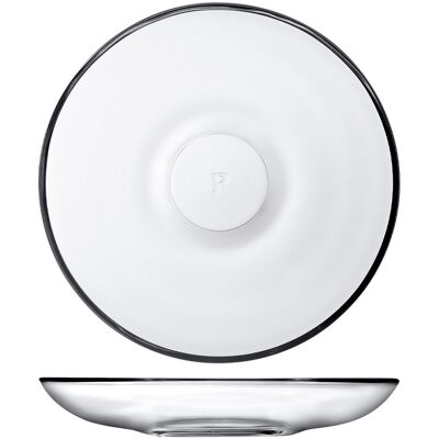Pasabahçe Untertasse Aida; 11 cm (Ø); transparent; 6 Stück / Pack Pasabahçe Untertasse Aida; 11 cm (Ø); transparent; 6 Stück / Pack