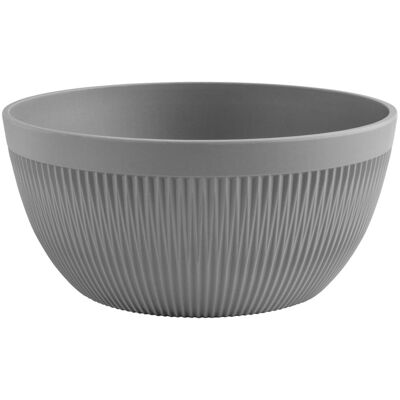 VEGA Schale Kanas rund mit Relief; 2700 ml, 23x10.5 cm (ØxH); grau; rund VEGA Schale Kanas rund mit Relief; 2700 ml, 23x10.5 cm (ØxH); grau; rund