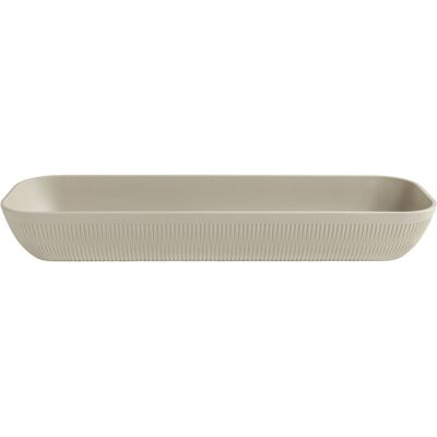 VEGA Schale Kanas rechteckig mit Relief; 4000 ml, 53x16.2x7.5 cm (LxBxH); beige; rechteckig VEGA Schale Kanas rechteckig mit Relief; 4000 ml, 53x16.2x7.5 cm (LxBxH); beige; rechteckig